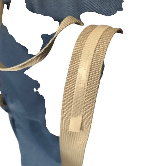 L.L. Bean Large Insulated Zip Top Tote Bag Blue # 505207 Durable Nylon GUC Flaws - Picture 6 of 12